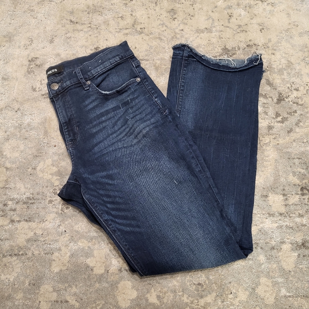 Express Barely Bootcut Jeans